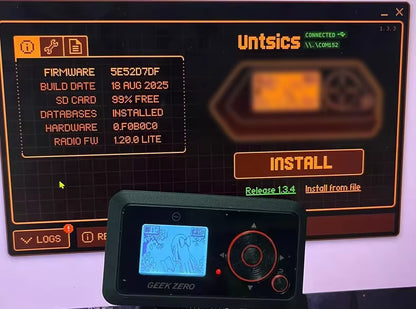 GeekZero - Upgraded Clipper with Momentum System | MCX Antenna Interface | BM160 Air-Mouse | Hall Sensor